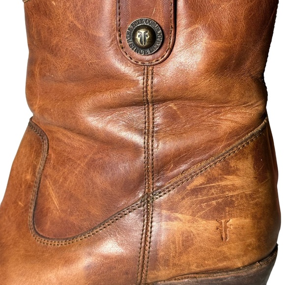 Frye Jackie Button Leather Ankle Boots Size 7.5 - Picture 16 of 16